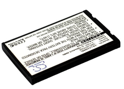 3.7V, 700mAh, Li-ion Battery fits Lg, 672, C2000, 2.59Wh
