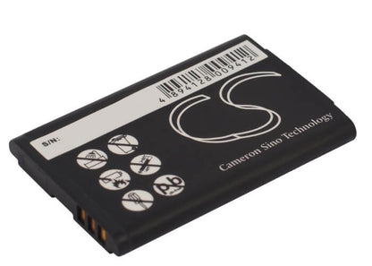 3.7V, 650mAh, Li-ion Battery fits Lg, F1200, F9100, 2.405Wh