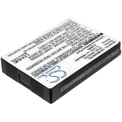 3.7V, 1800mAh, Li-ion Battery fits Motorola, I576, Q9c, 6.66Wh