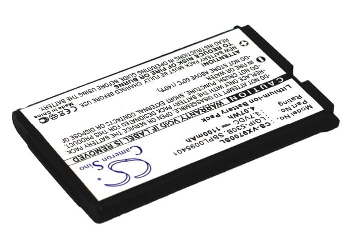 3.7V, 1100mAh, Li-ion Battery fits Lg, Versa Vx9600, Vx9600, 4.07Wh