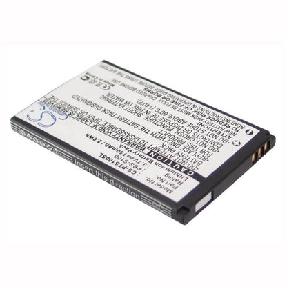 3.7V, 750mAh, Li-ion Battery fits Pantech, S100, 2.775Wh