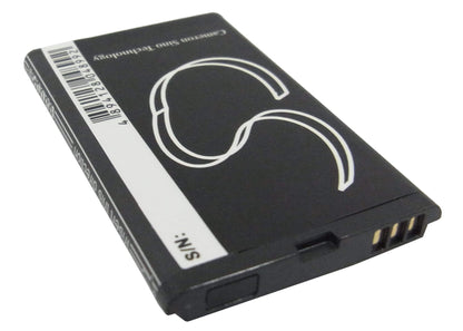 3.7V, 650mAh, Li-ion Battery fits Audiovox, Cdm-8964, Shuttle, 2.405Wh