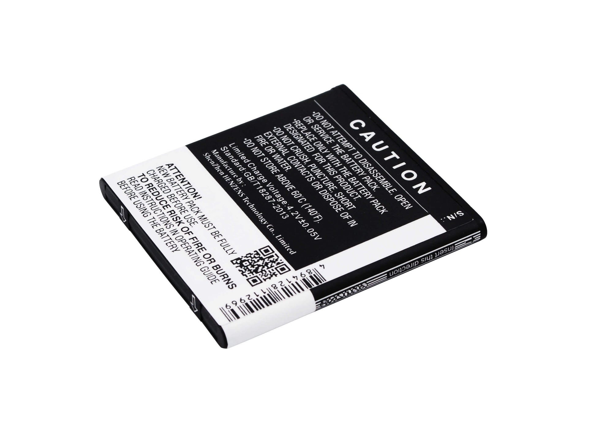 3.7V, 1450mAh, Li-ion Battery fits Blu, D050l, D050u, 5.365Wh
