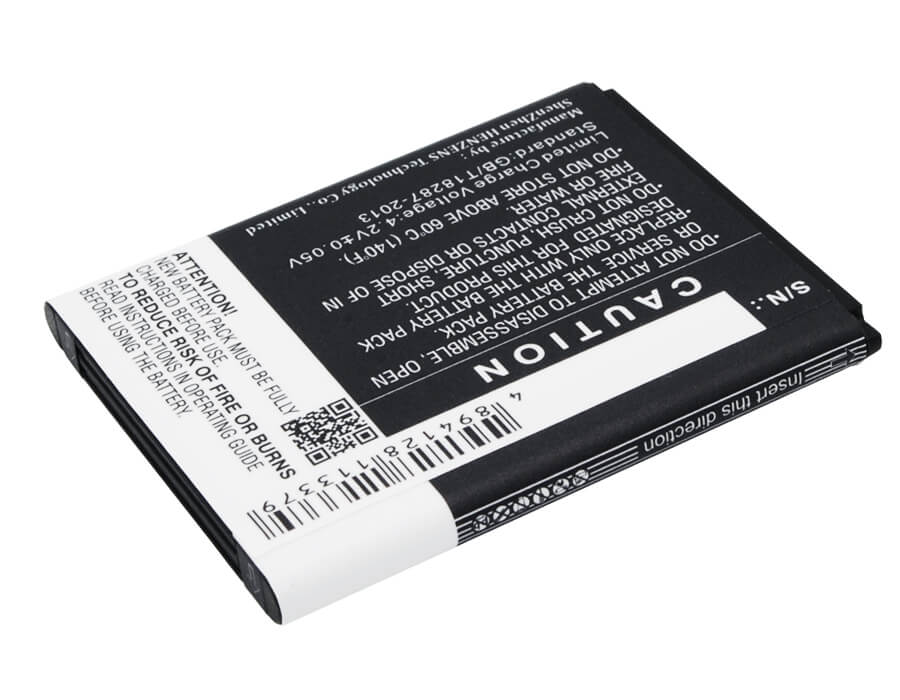 3.7V, 1300mAh, Li-ion Battery fits Blu, Hero Jr, S250, 4.81Wh