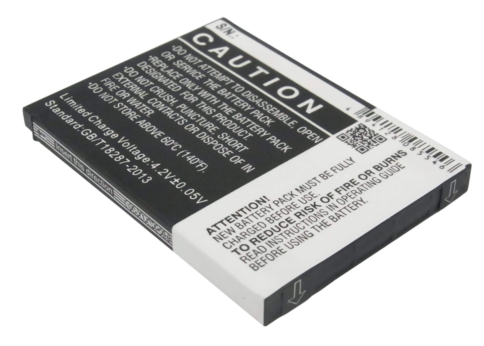 3.7V, 1150mAh, Li-ion Battery fits Emporia, Telme Ts100, Telme Ts100s, 4.255Wh