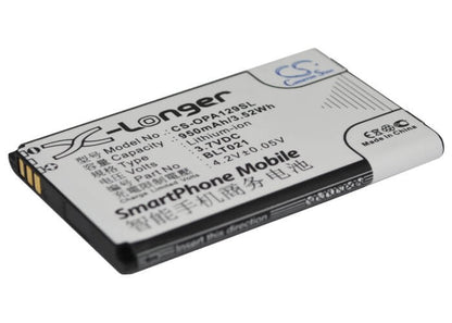 3.7V, 950mAh, Li-ion Battery fits Oppo, A129, A93, 3.515Wh