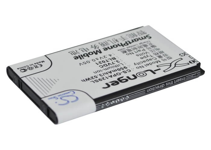 3.7V, 950mAh, Li-ion Battery fits Oppo, A129, A93, 3.515Wh