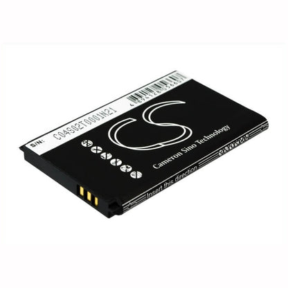 3.7V, 800mAh, Li-ion Battery fits Alcatel, Mandarina Duck, One Touch C630, 2.96Wh