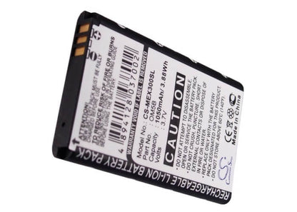 3.7V, 1050mAh, Li-ion Battery fits Motorola, Ex300, 3.885Wh