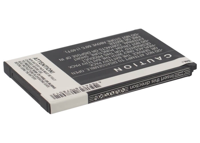 3.7V, 650mAh, Li-ion Battery fits Audiovox, E1000 Slider, E71, 2.405Wh