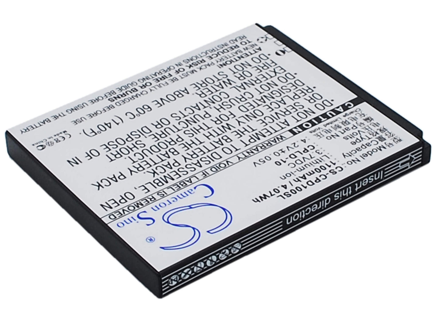 3.7V, 1100mAh, Li-ion Battery fits Coolpad, 5216s, 7230, 4.07Wh
