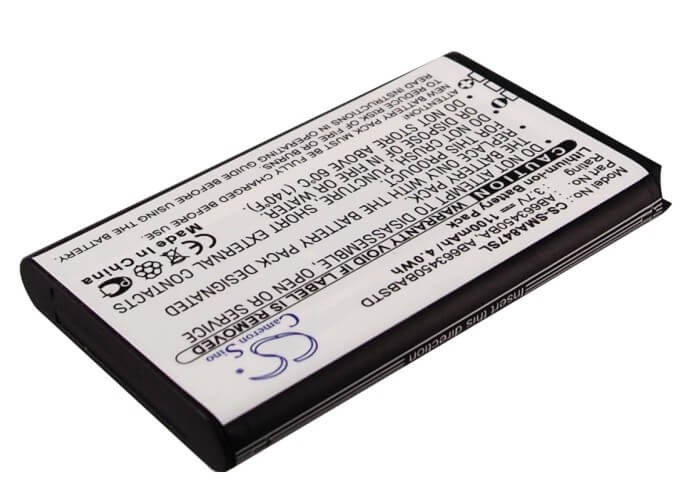 3.7V, 1100mAh, Li-ion Battery fits Samsung, Rugby Ii, Rugby Ii A847, 4.07Wh