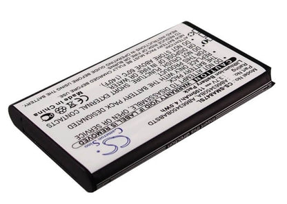 3.7V, 1100mAh, Li-ion Battery fits Samsung, Rugby Ii, Rugby Ii A847, 4.07Wh