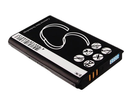 3.7V, 1100mAh, Li-ion Battery fits Samsung, Rugby Ii, Rugby Ii A847, 4.07Wh