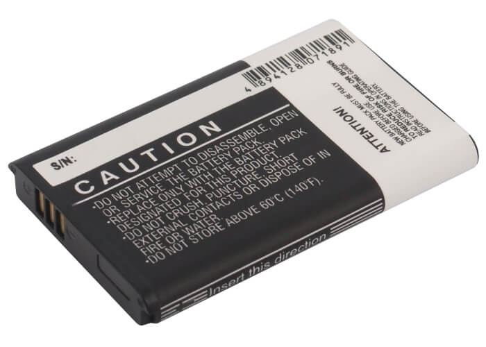 3.7V, 1300mAh, Li-ion Battery fits Samsung, Rugby Ii, Rugby Ii A847, 4.81Wh