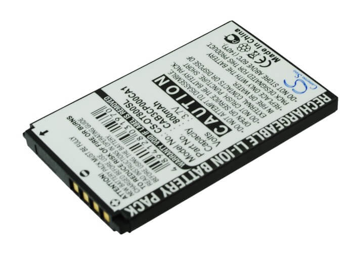 3.7V, 800mAh, Li-ion Battery fits Tcl, E59, I802, 2.96Wh