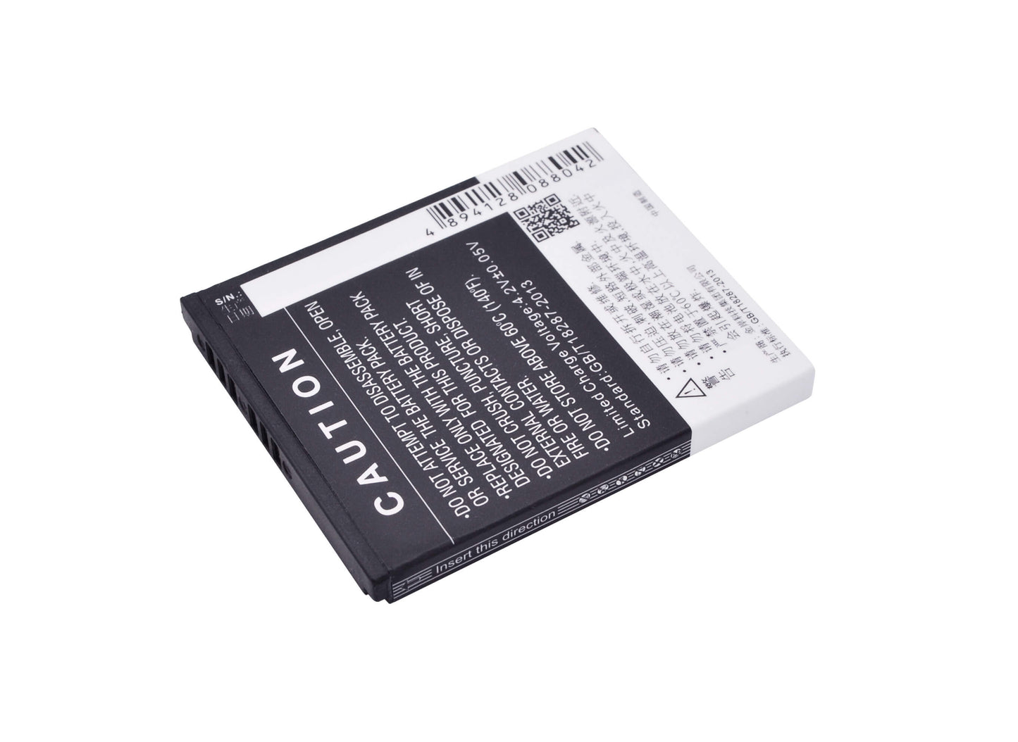 3.7V, 1400mAh, Li-ion Battery fits Coolpad, 5870, 7260, 5.18Wh