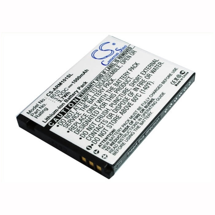 3.7V, 1000mAh, Li-ion Battery fits Auro, Classic 8510, 3.7Wh
