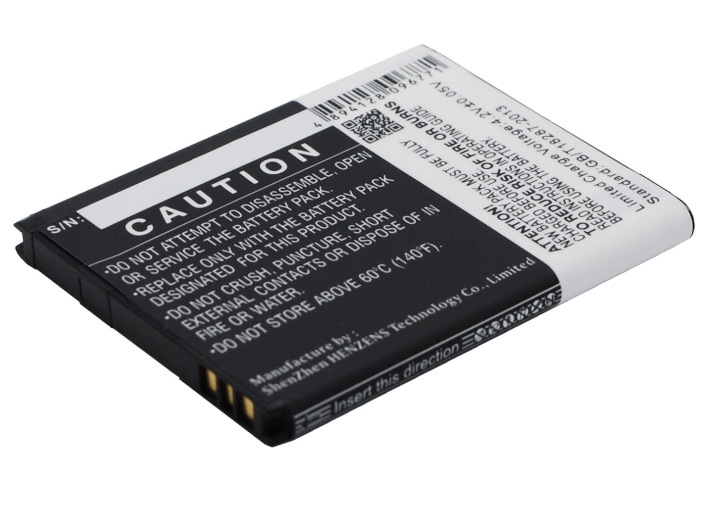3.7V, 1300mAh, Li-ion Battery fits Htc, A320e, Desire 200, 4.81Wh