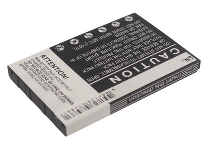 3.7V, 1250mAh, Li-ion Battery fits Casio, C781, Gzone Ravine 2, 4.625Wh
