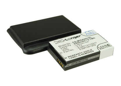 3.7V, 2200mAh, Li-ion Battery fits Mitac, Mio A200, Mio A201, 8.14Wh