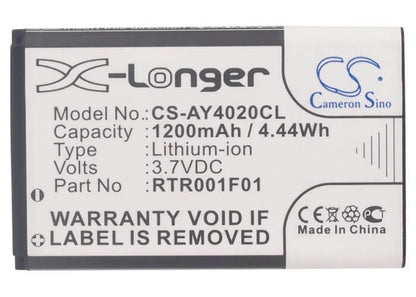 Mobile, Smartphone 3.7V, 1200mAh, Li-ion Battery fits Nortel, 4027, 4070, 4.44Wh