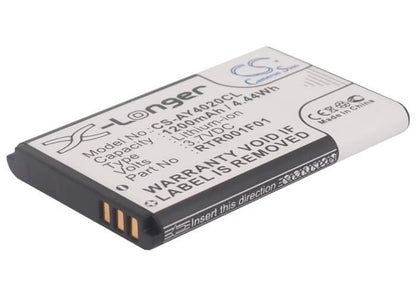 Mobile, Smartphone 3.7V, 1200mAh, Li-ion Battery fits Agfeo, Dect 60, Dect 60 Ip, 4.44Wh