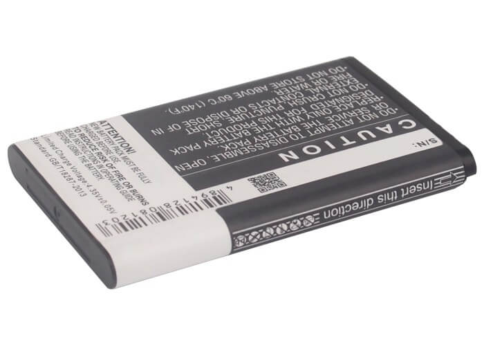 Mobile, Smartphone 3.7V, 1200mAh, Li-ion Battery fits Agfeo, Dect 60, Dect 60 Ip, 4.44Wh
