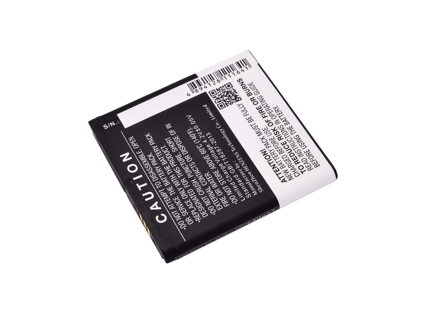 3.7V, 1700mAh, Li-ion Battery fits Phicomm, Fws 710, 6.29Wh