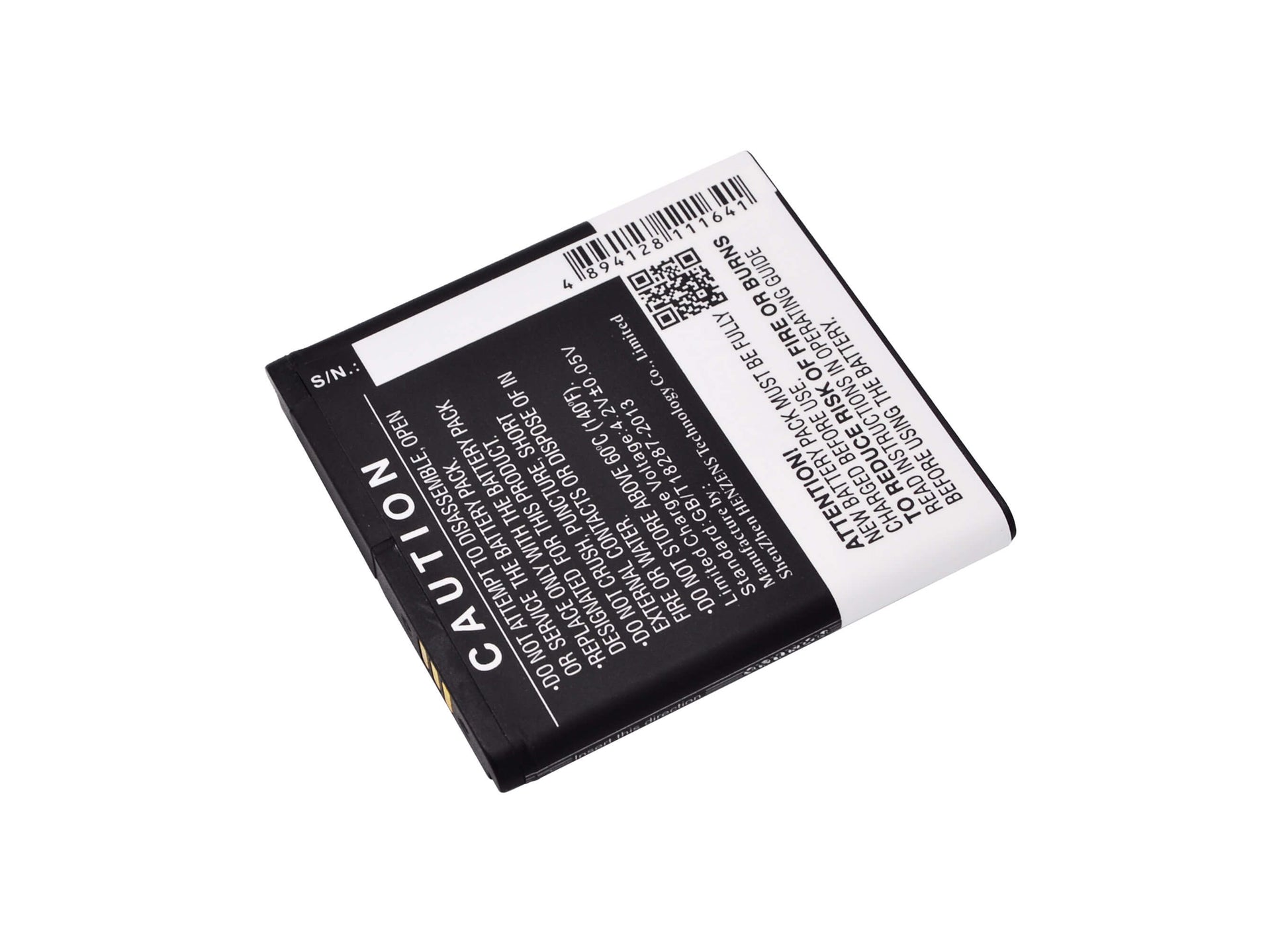 3.7V, 1700mAh, Li-ion Battery fits Phicomm, Fws 710, 6.29Wh