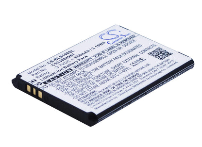 3.7V, 850mAh, Li-ion Battery fits Blu, Hero, S180, 3.145Wh