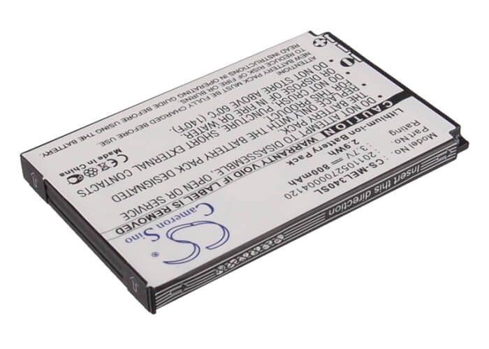 3.7V, 800mAh, Li-ion Battery fits Elson, El340, 2.96Wh