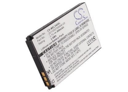 3.7V, 800mAh, Li-ion Battery fits Elson, El340, 2.96Wh