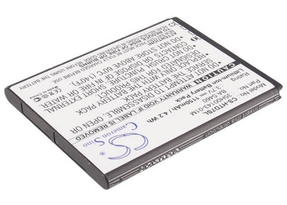 3.7V, 1150mAh, Li-ion Battery fits At&t, Hd7s, T9295, 4.255Wh