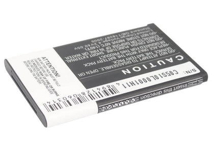 Mobile, Smartphone 3.7V, 900mAh, Li-ion Battery fits Svp, 600, 700, 3.33Wh