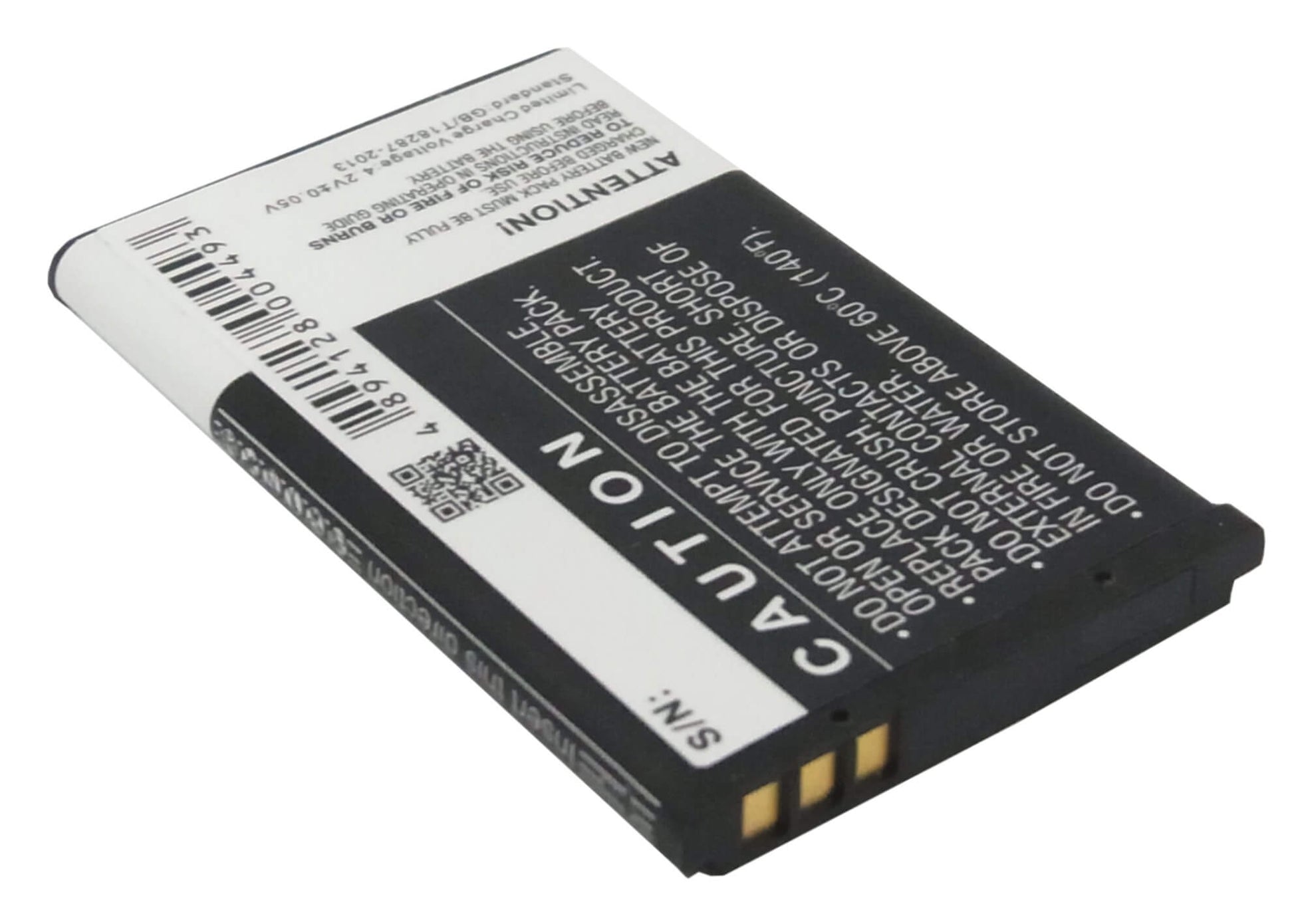 Mobile, Smartphone 3.7V, 750mAh, Li-ion Battery fits Bbk, I267, I508, 2.775Wh