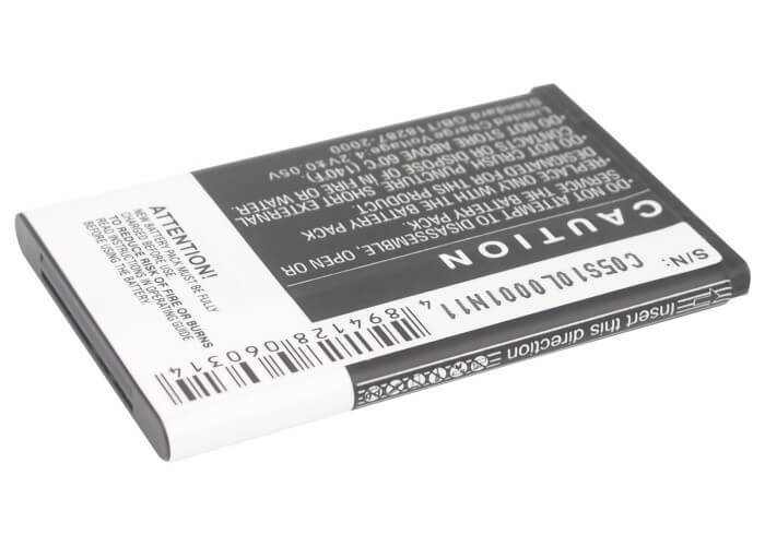 Mobile, Smartphone 3.7V, 900mAh, Li-ion Battery fits Manta, Ms1701, Tel2405, 3.33Wh
