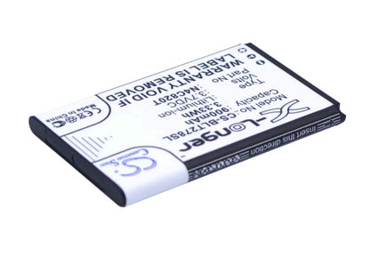 3.7V, 900mAh, Li-ion Battery fits Blu, Aria, Jenny Ii, 3.33Wh