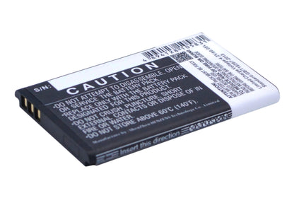 3.7V, 900mAh, Li-ion Battery fits Blu, Aria, Jenny Ii, 3.33Wh