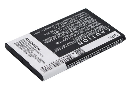 3.7V, 900mAh, Li-ion Battery fits Ok, Big Button, Omp80, 3.33Wh