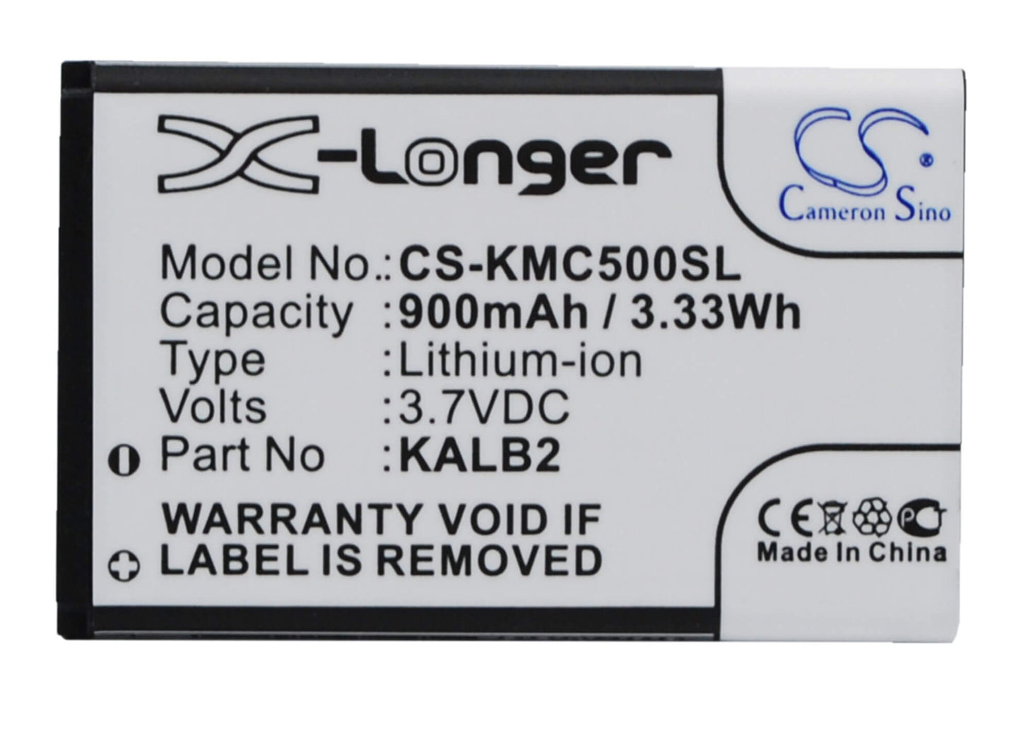 3.7V, 900mAh, Li-ion Battery fits Maxcom, M55, Mm105, 3.33Wh