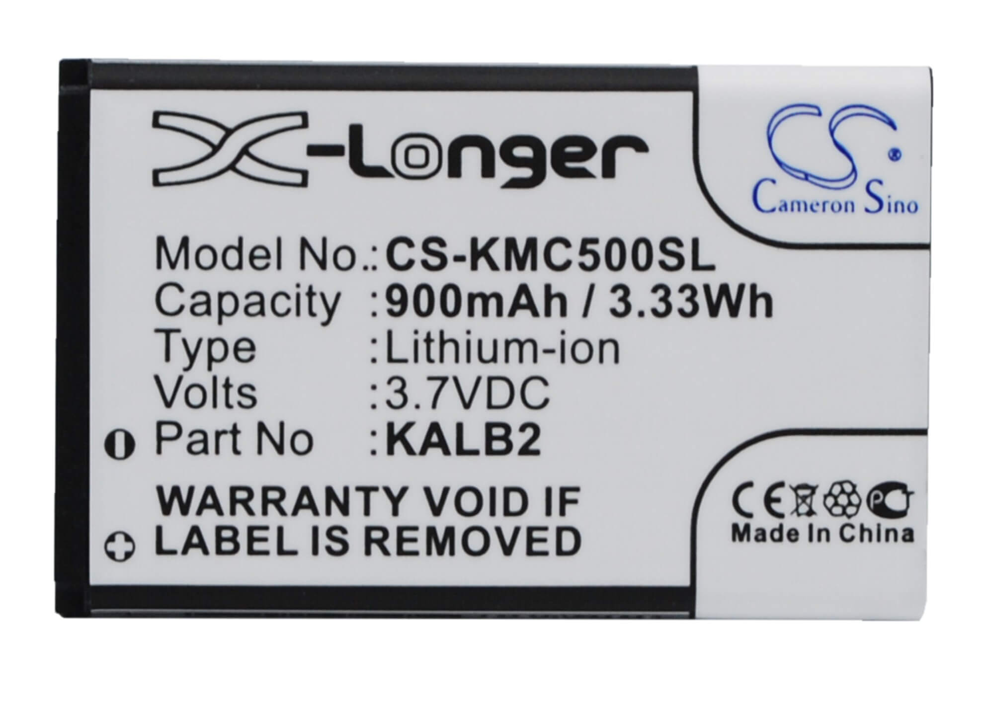 3.7V, 900mAh, Li-ion Battery fits Maxcom, M55, Mm105, 3.33Wh