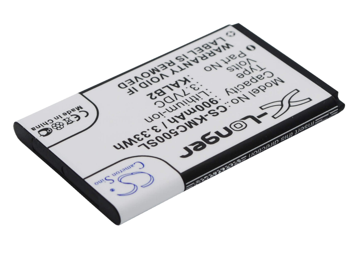 3.7V, 900mAh, Li-ion Battery fits Maxcom, M55, Mm105, 3.33Wh