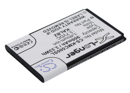 3.7V, 900mAh, Li-ion Battery fits Maxcom, M55, Mm105, 3.33Wh