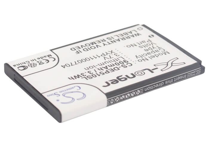 3.7V, 900mAh, Li-ion Battery fits Emporia, Telme C140, 3.33Wh