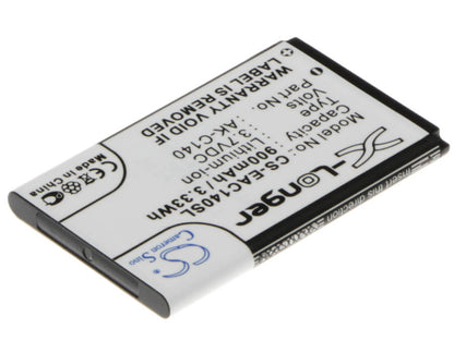 3.7V, 900mAh, Li-ion Battery fits Brondi, Amico Ampli Vox, Amico Fedele, 3.33Wh