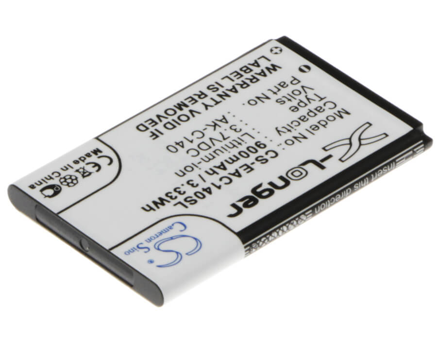 3.7V, 900mAh, Li-ion Battery fits Easyfone, Prime A1, Prime A2, 3.33Wh