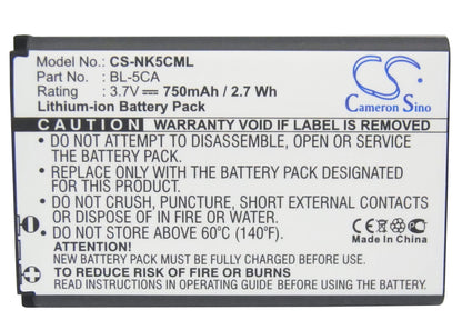 Mobile, Smartphone 3.7V, 750mAh, Li-ion Battery fits Vodafone, 702nk, 702nkii, 2.775Wh