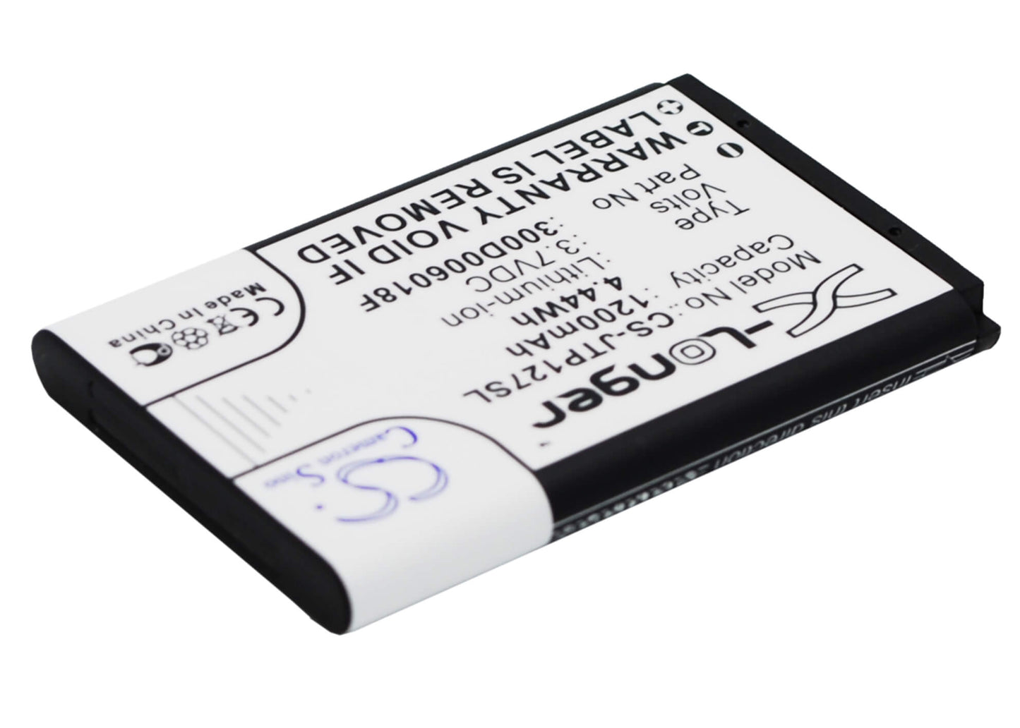 3.7V, 1200mAh, Li-ion Battery fits Brondi, Amico 2, Amico 2 Diamond, 4.44Wh