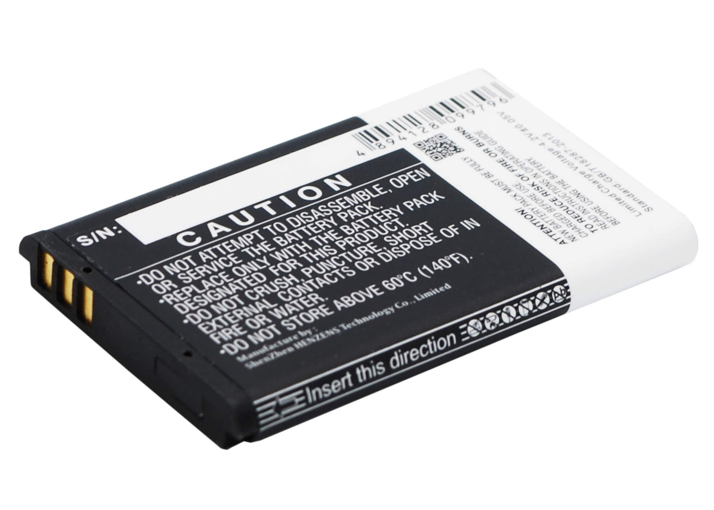 3.7V, 1200mAh, Li-ion Battery fits Hyundai, Bp-d125, 4.44Wh
